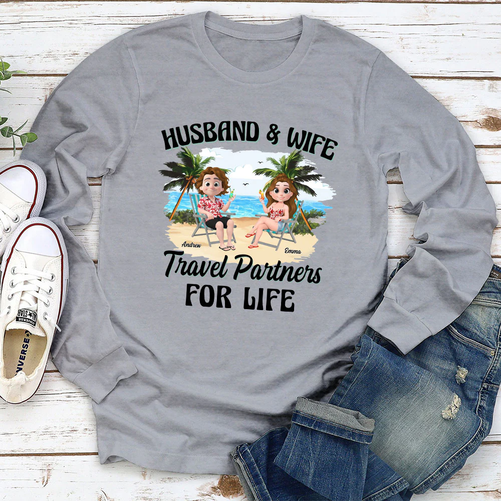 Travel Partners For Life - Personalized Custom Shirt - Image 3