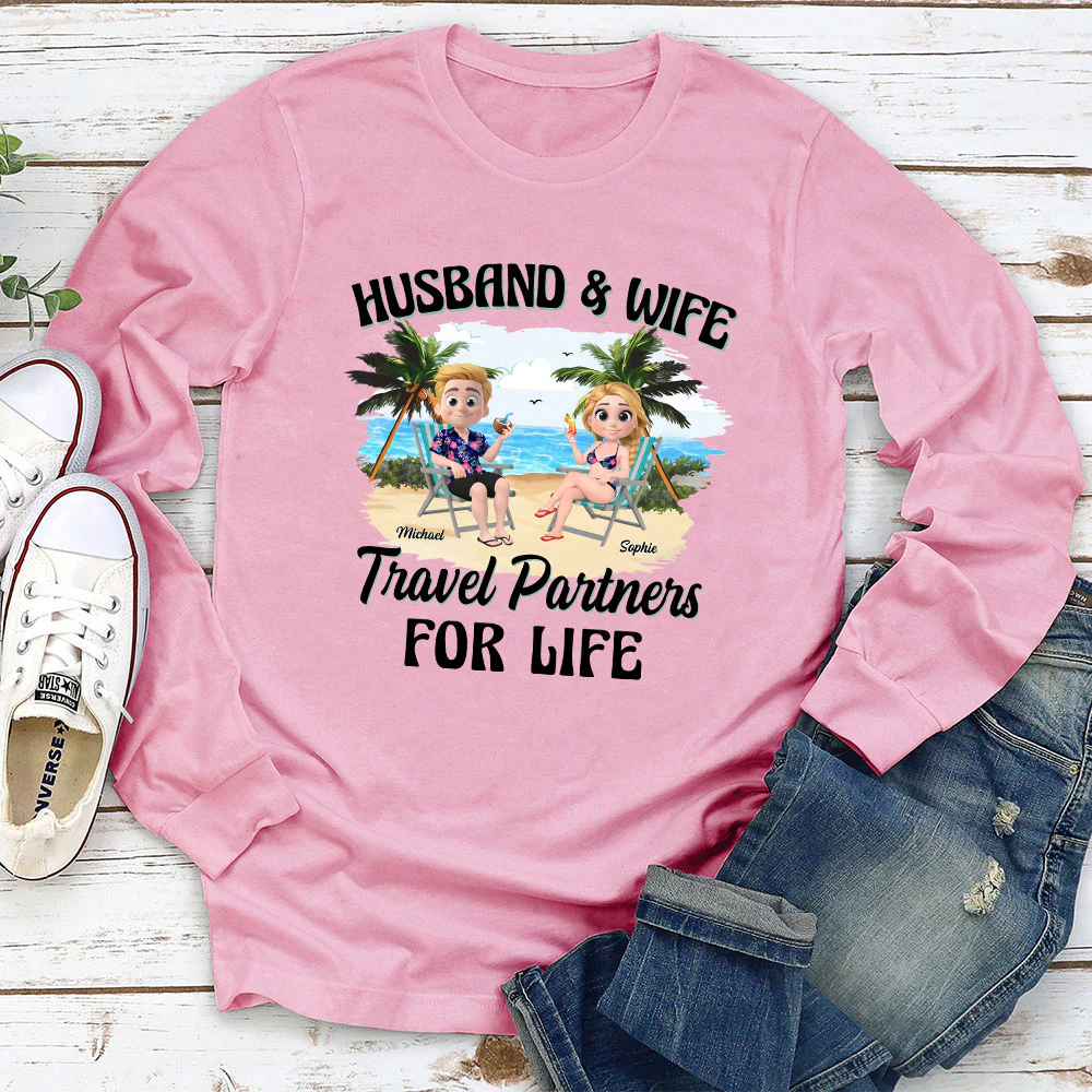 Travel Partners For Life - Personalized Custom Shirt - Image 4