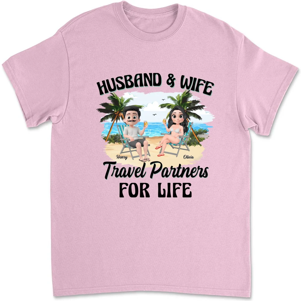 Travel Partners For Life - Personalized Custom Shirt - Image 9