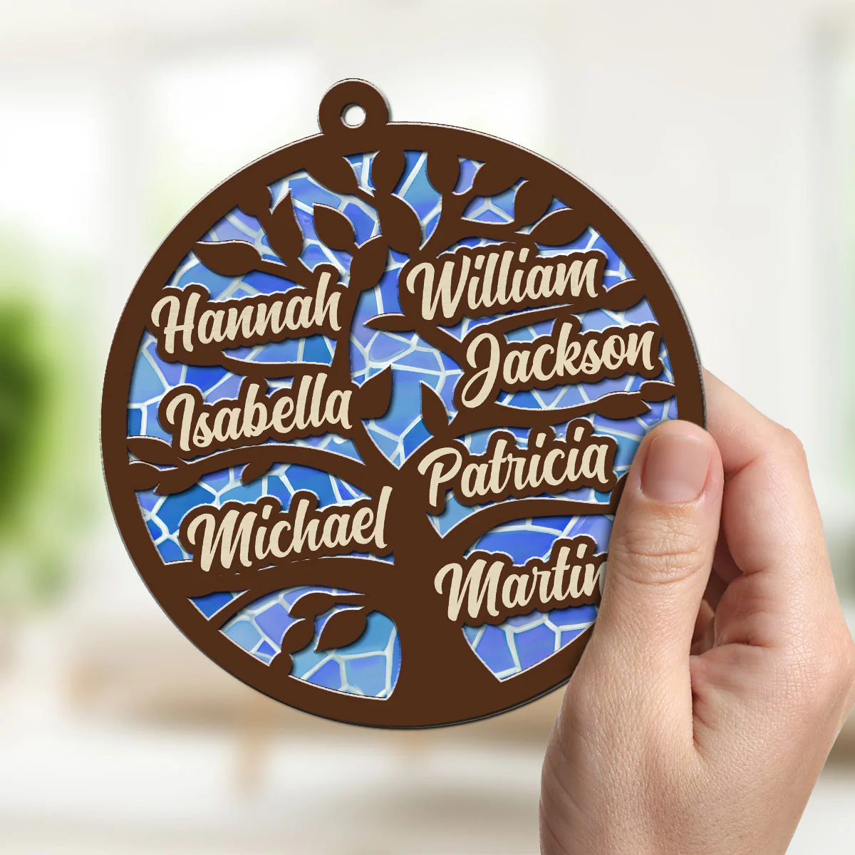 Tree Of Life - Personalized Custom Suncatcher - Image 2