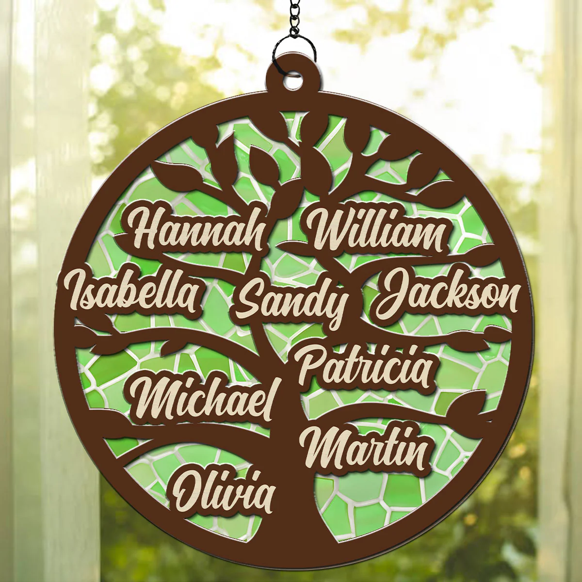 Tree Of Life - Personalized Custom Suncatcher - Image 4