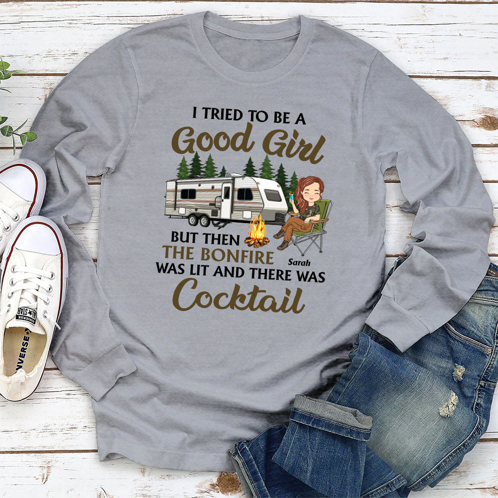 Tried To Be - Personalized Custom Long Sleeve T-shirt - Image 2