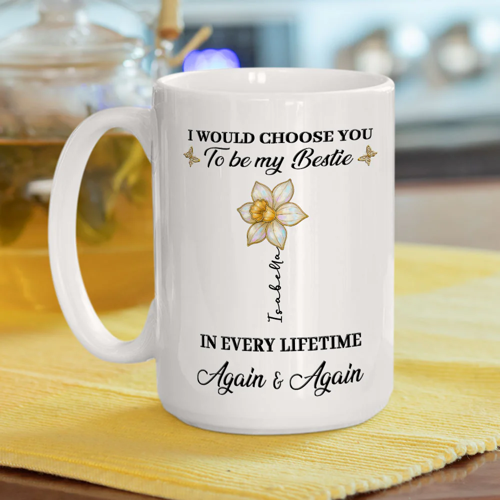 True Friends Always - Personalized Custom Coffee Mug - Image 5