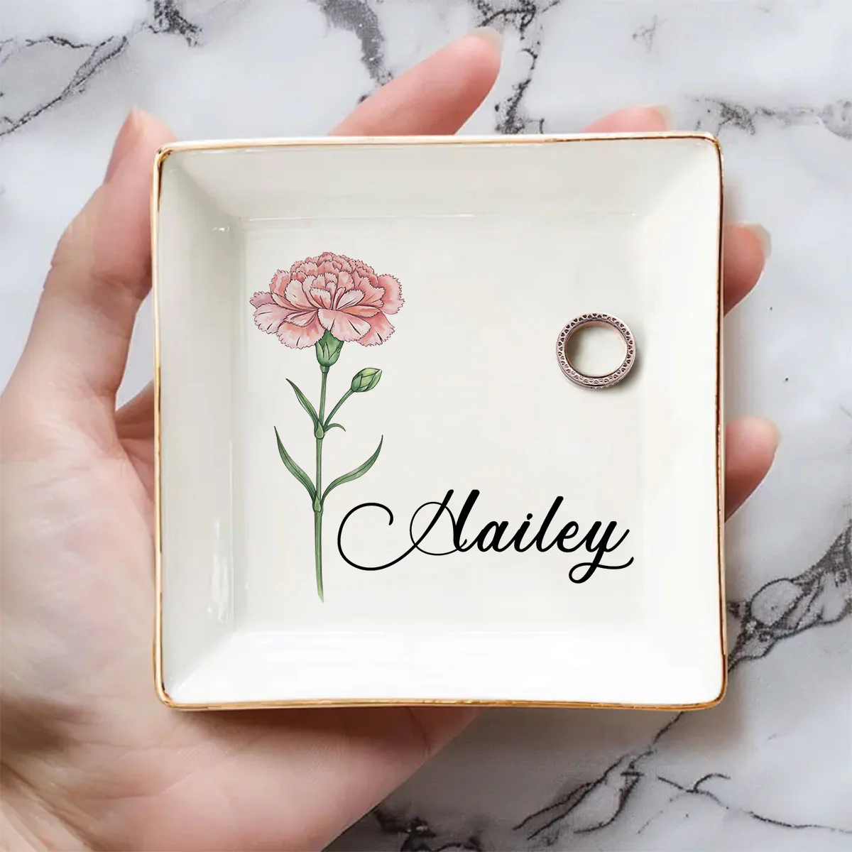 True Friends Endless Beauty - Personalized Custom Jewelry Dish - Image 3