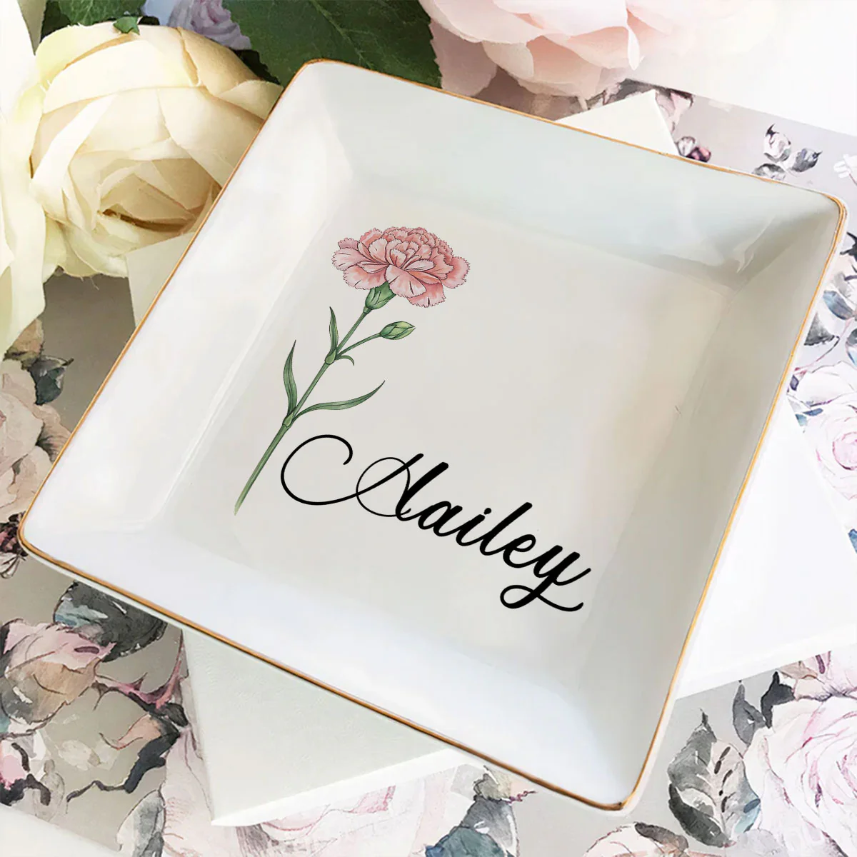 True Friends Endless Beauty - Personalized Custom Jewelry Dish - Image 4