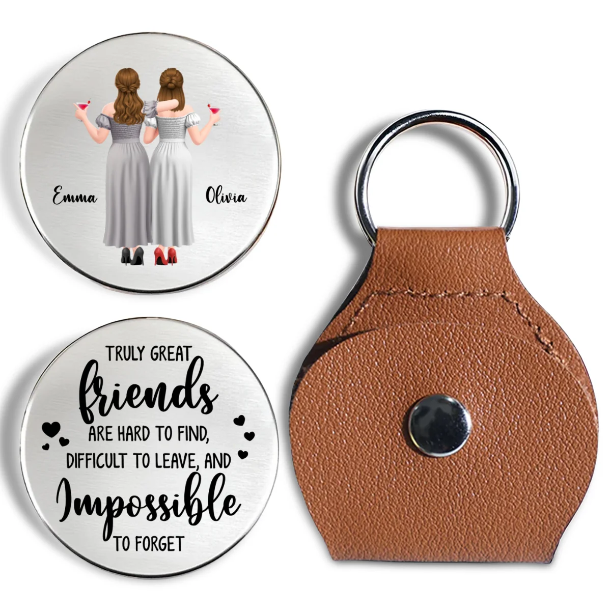 Truly Great Friends - Personalized Custom Pocket Hug - Image 6
