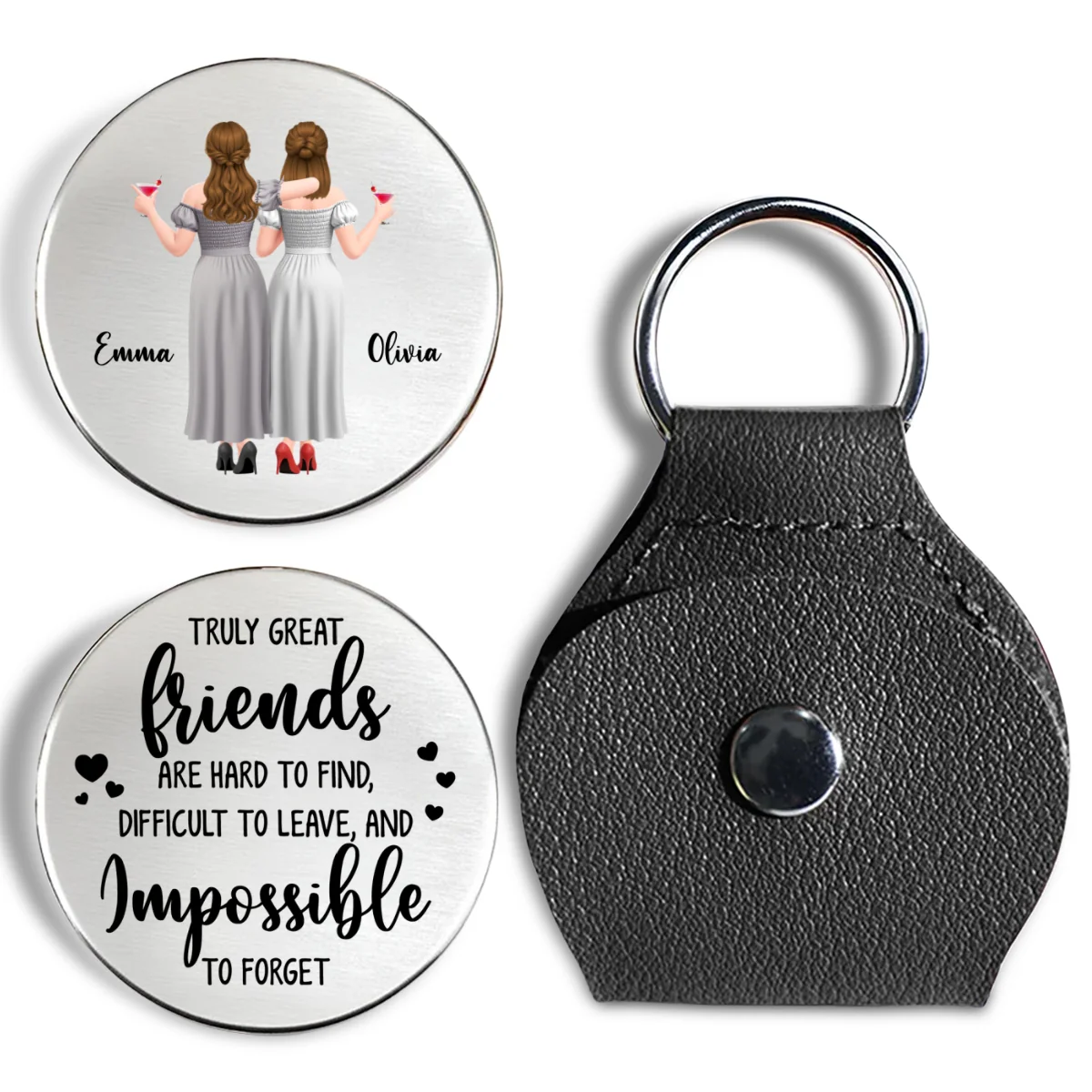Truly Great Friends - Personalized Custom Pocket Hug - Image 7