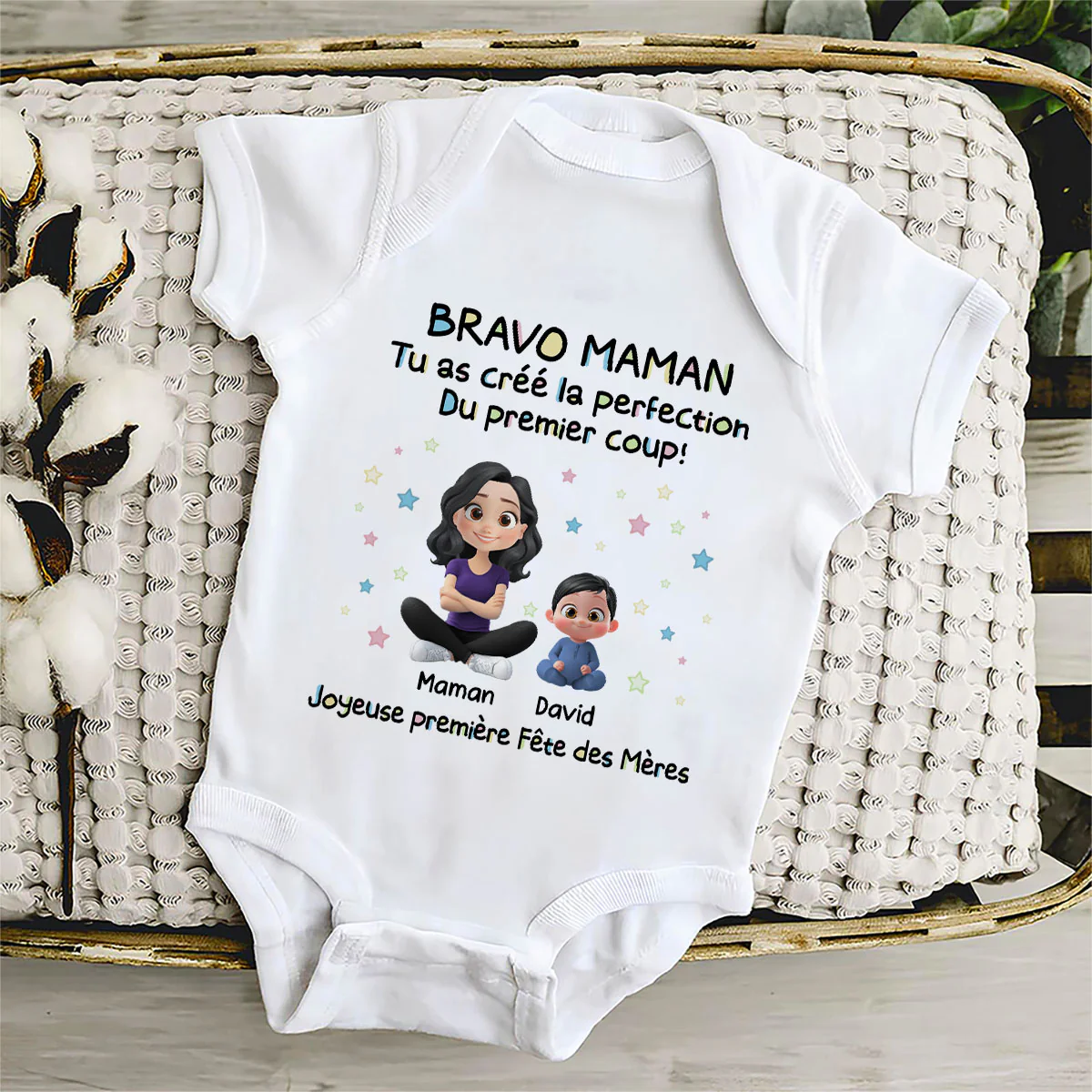 Tu as créé la perfection – Body personnalisé pour bébé - Image 5