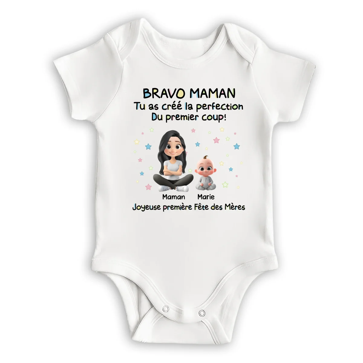 Tu as créé la perfection – Body personnalisé pour bébé - Image 6