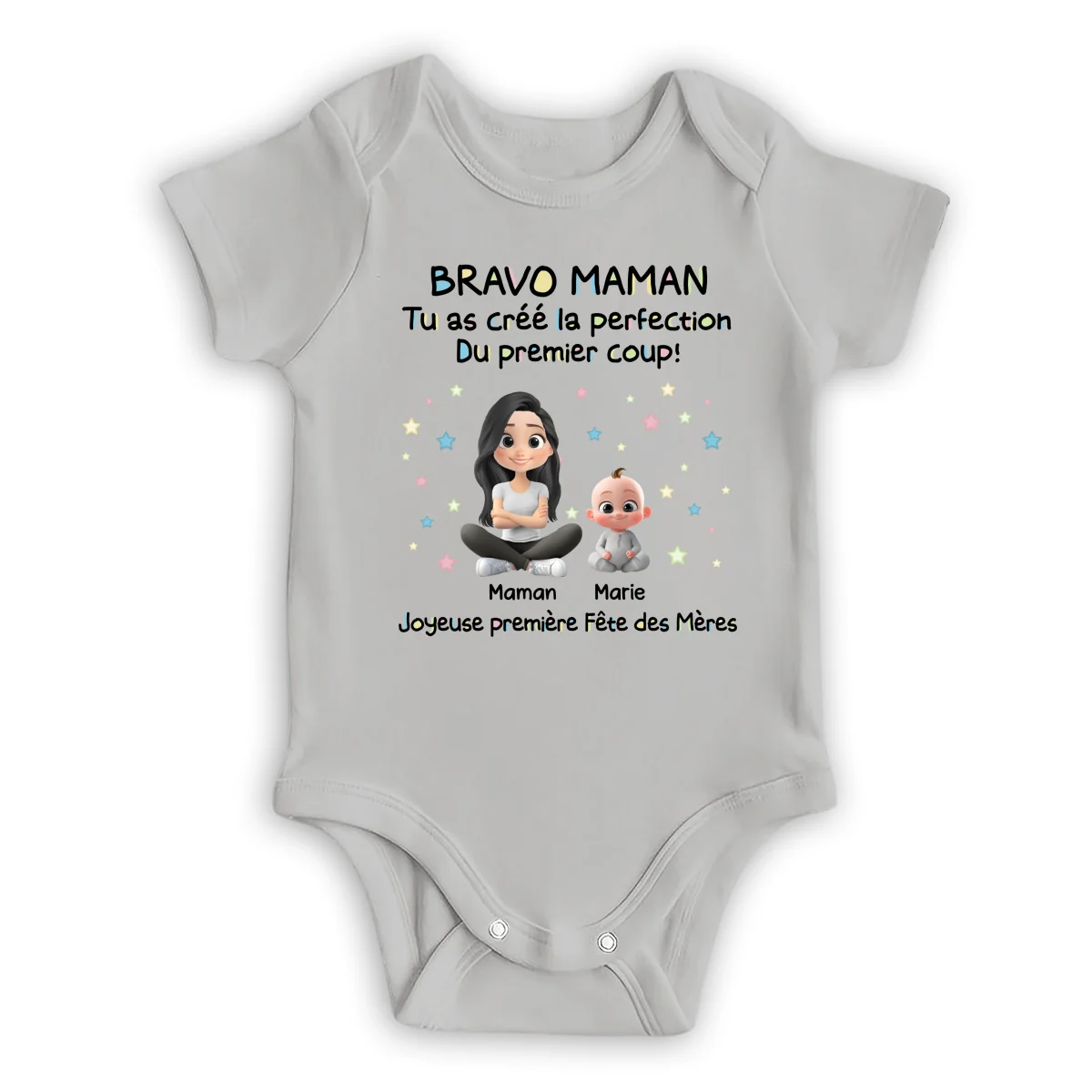 Tu as créé la perfection – Body personnalisé pour bébé - Image 7