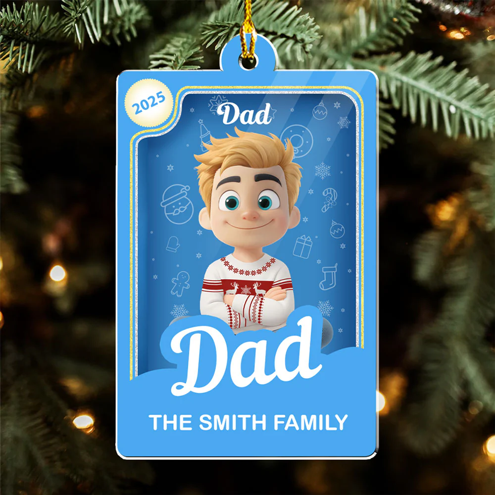Twinkle Family - Personalized Custom Acrylic Ornament - Image 5