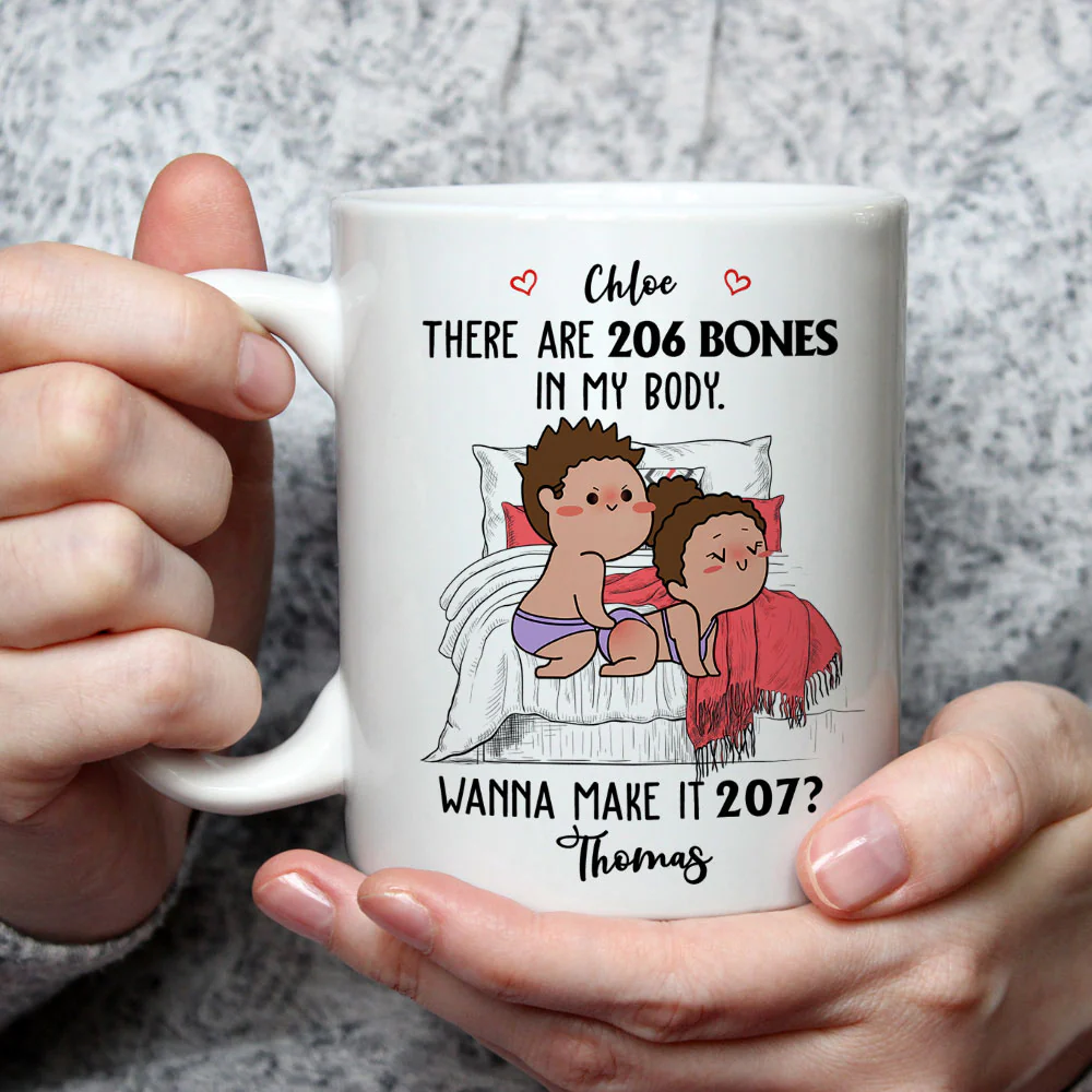 Two Hundred And Seven Bones - Personalized Custom Coffee Mug - Image 3