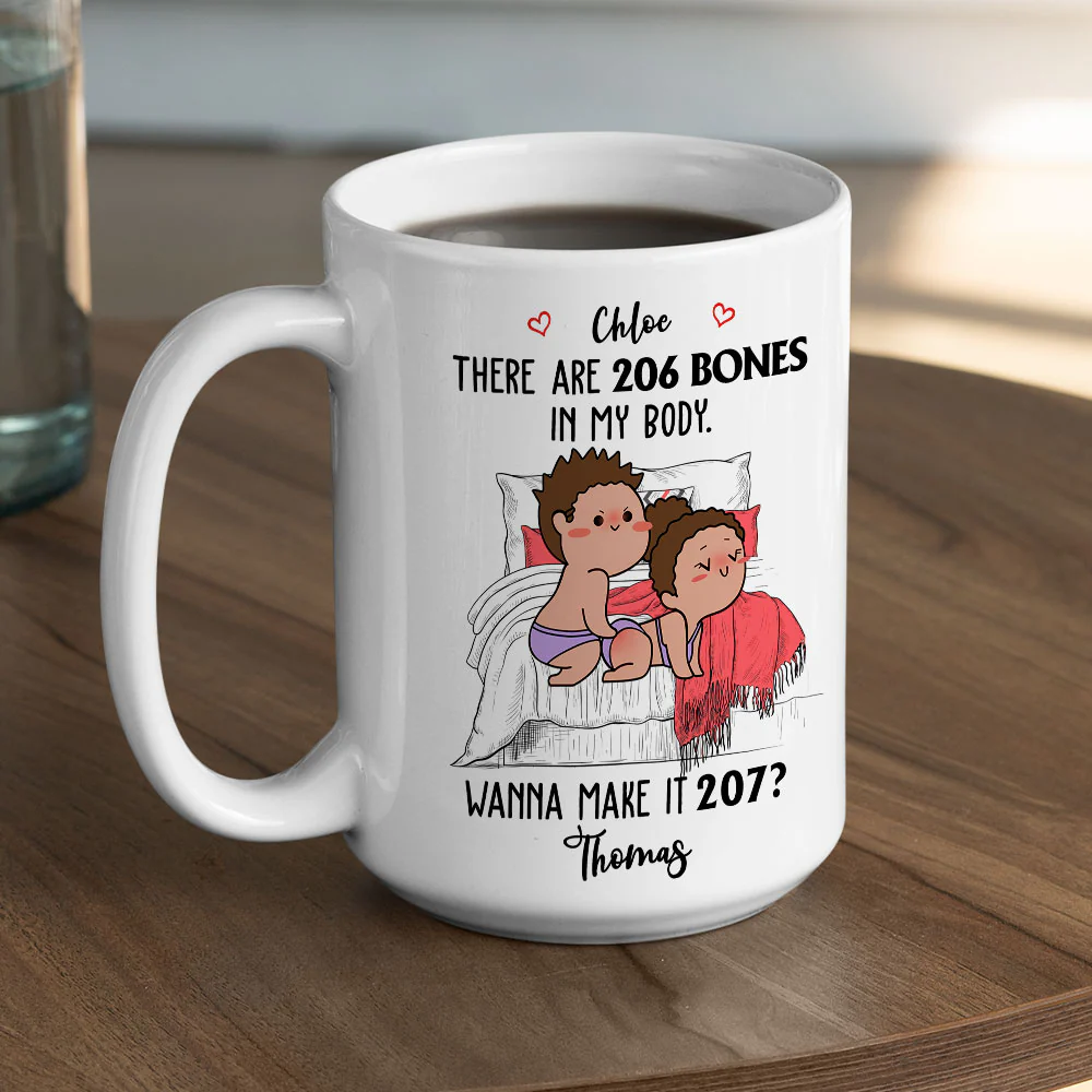 Two Hundred And Seven Bones - Personalized Custom Coffee Mug - Image 5