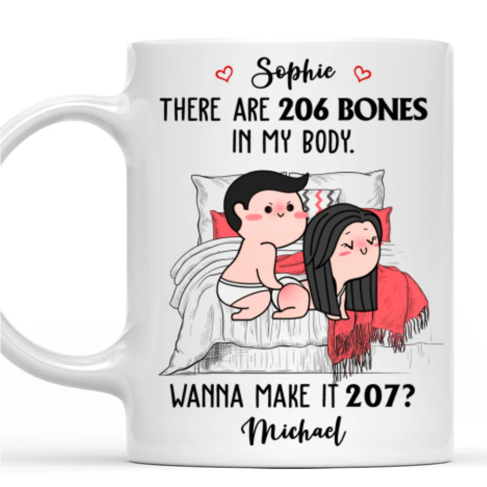 Two Hundred And Seven Bones - Personalized Custom Coffee Mug - Image 7