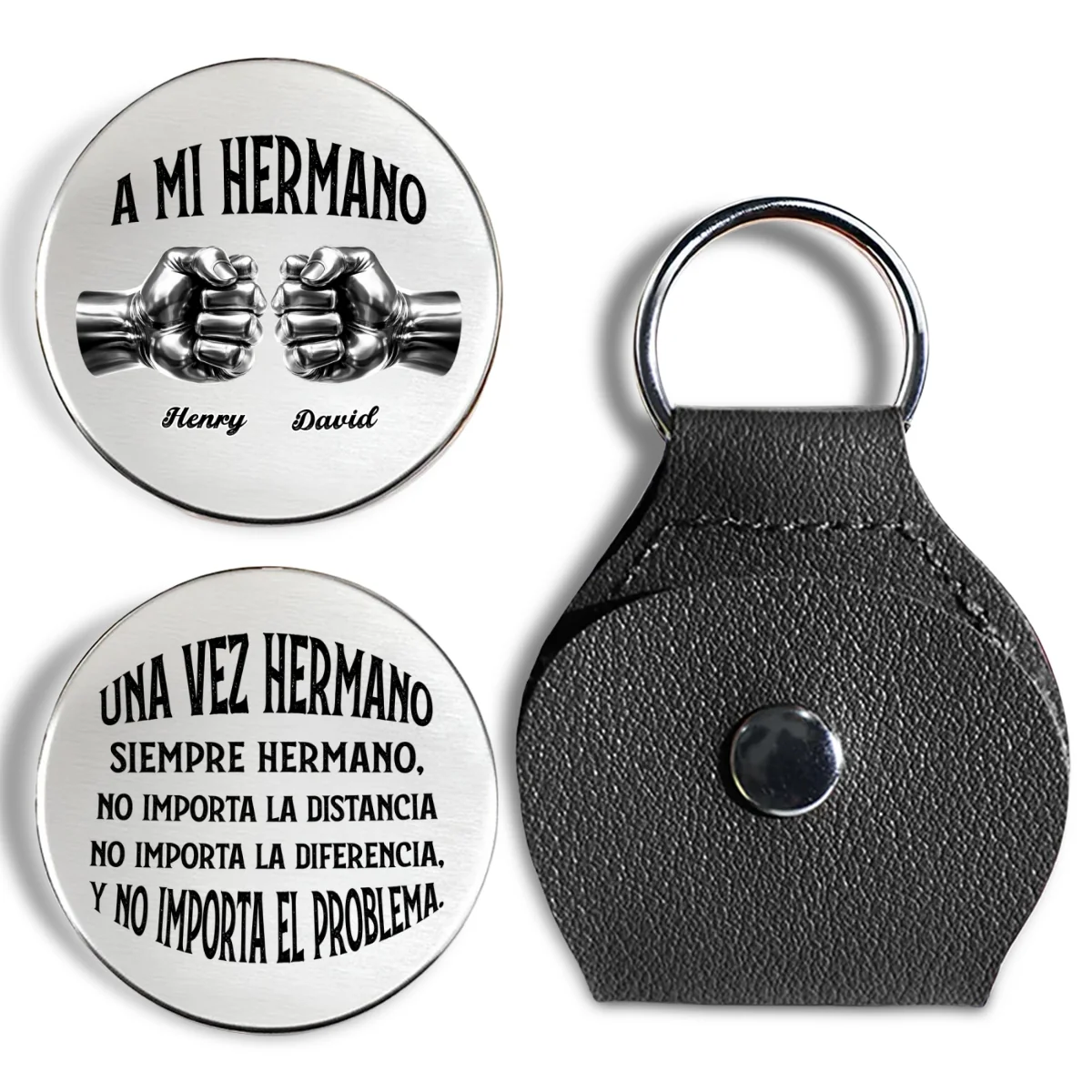 Una Vez Hermano, Siempre Hermano – Abrazador De Bolsillo Personalizado - Image 6
