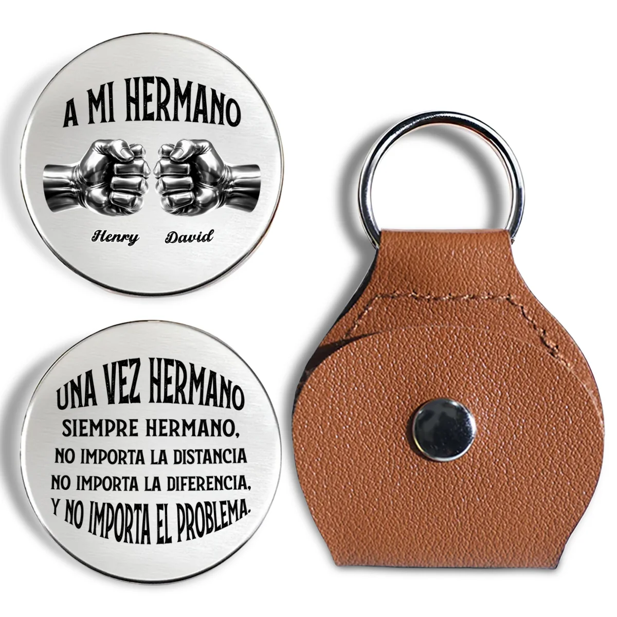 Una Vez Hermano, Siempre Hermano – Abrazador De Bolsillo Personalizado - Image 7