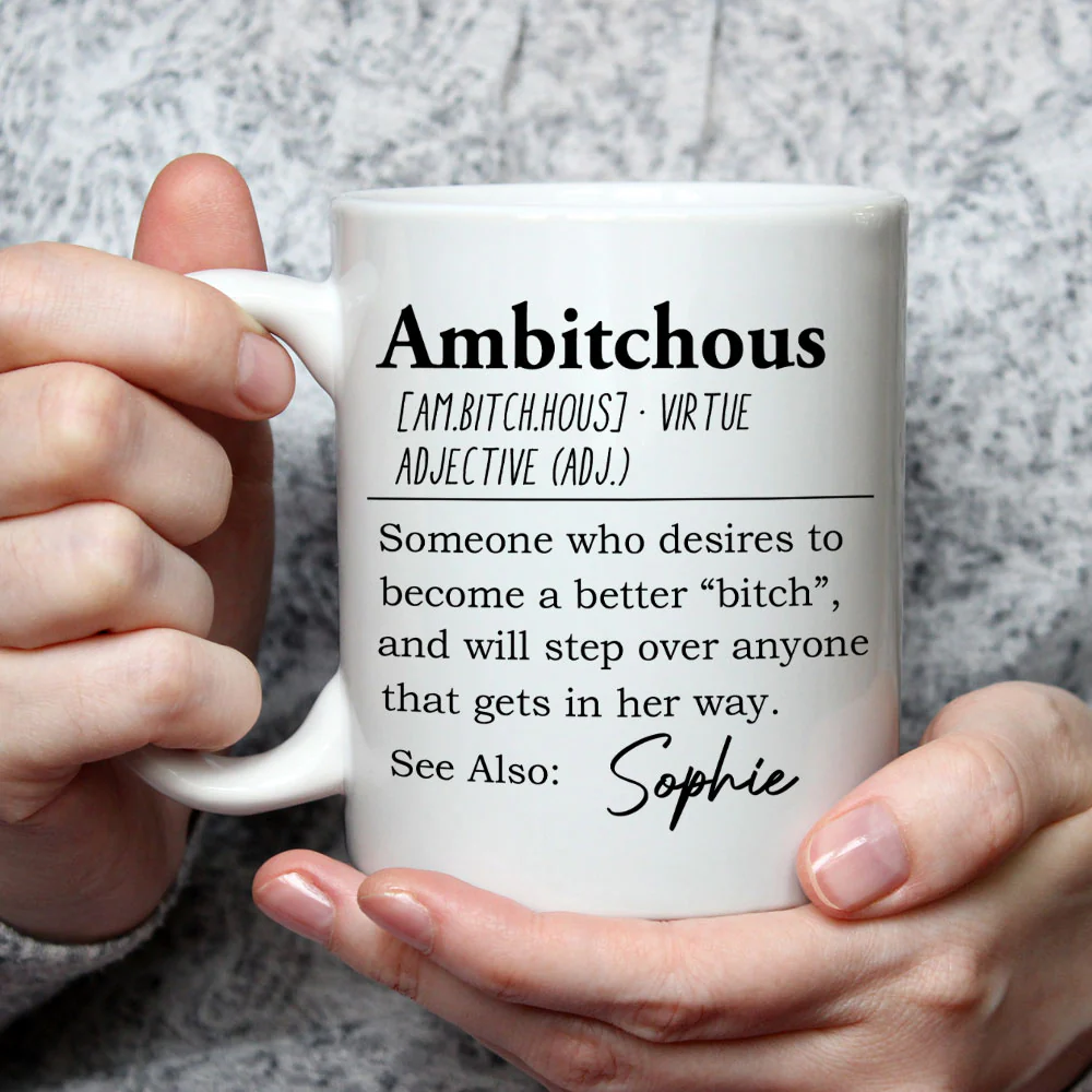 Unbothered Confident Ready To Win - Personalized Custom Coffee Mug - Image 4