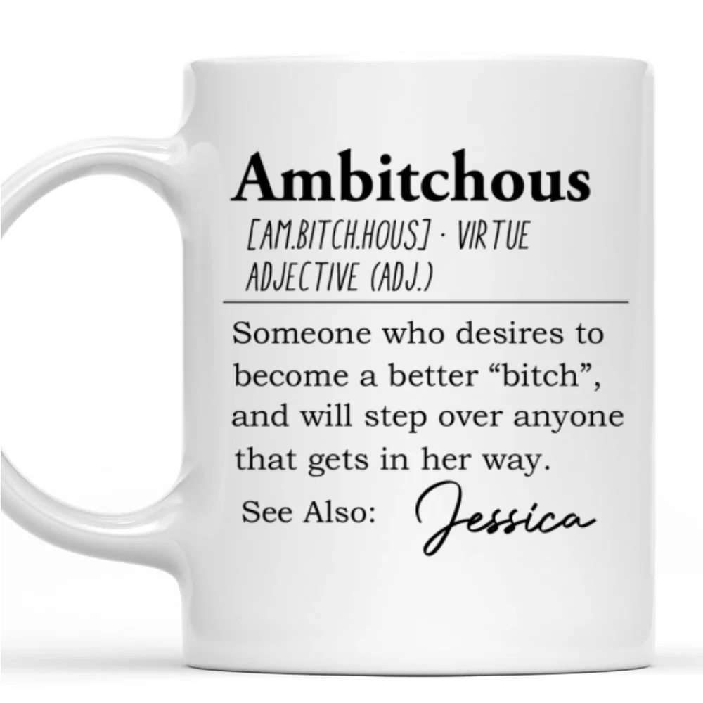 Unbothered Confident Ready To Win - Personalized Custom Coffee Mug - Image 7