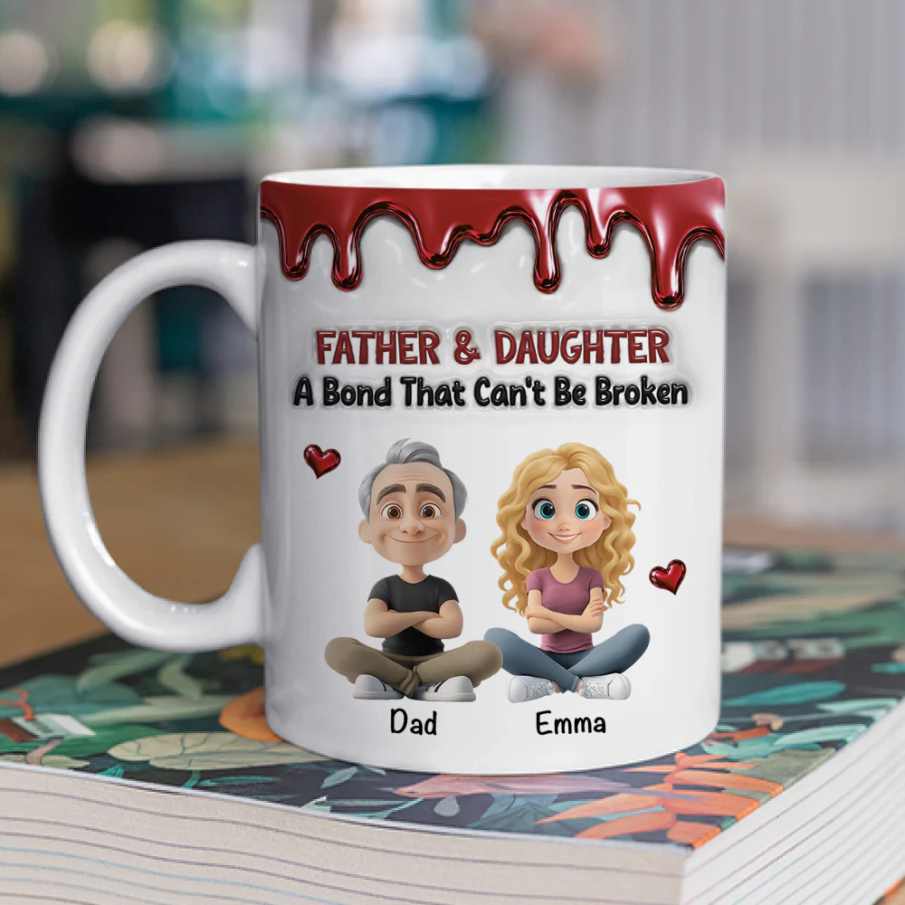 Unbreakable Bond - Personalized Custom 3D Inflated Effect Mug - Image 2