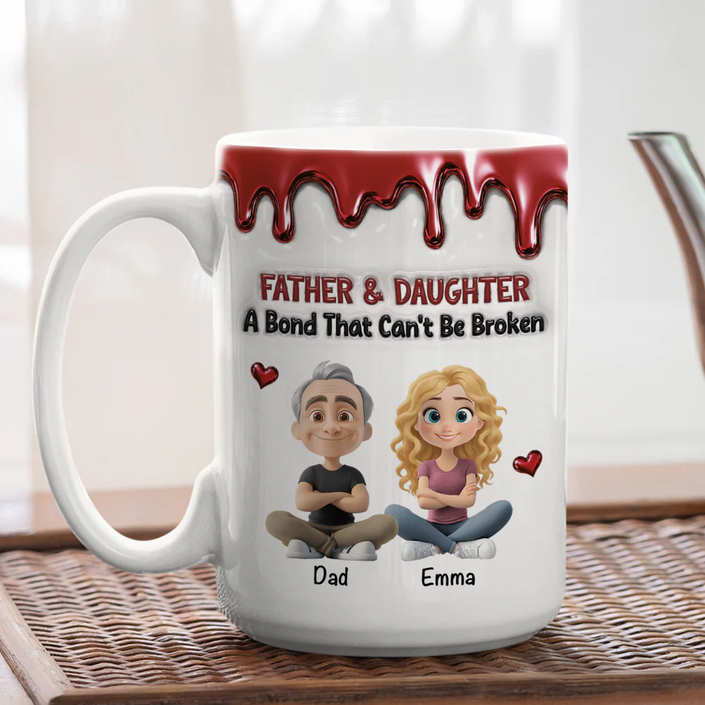 Unbreakable Bond - Personalized Custom 3D Inflated Effect Mug - Image 5