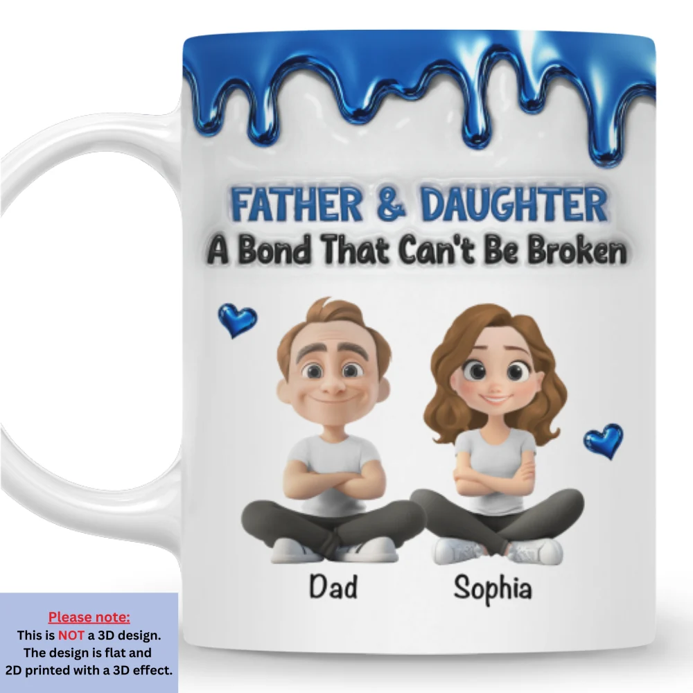 Unbreakable Bond - Personalized Custom 3D Inflated Effect Mug - Image 7