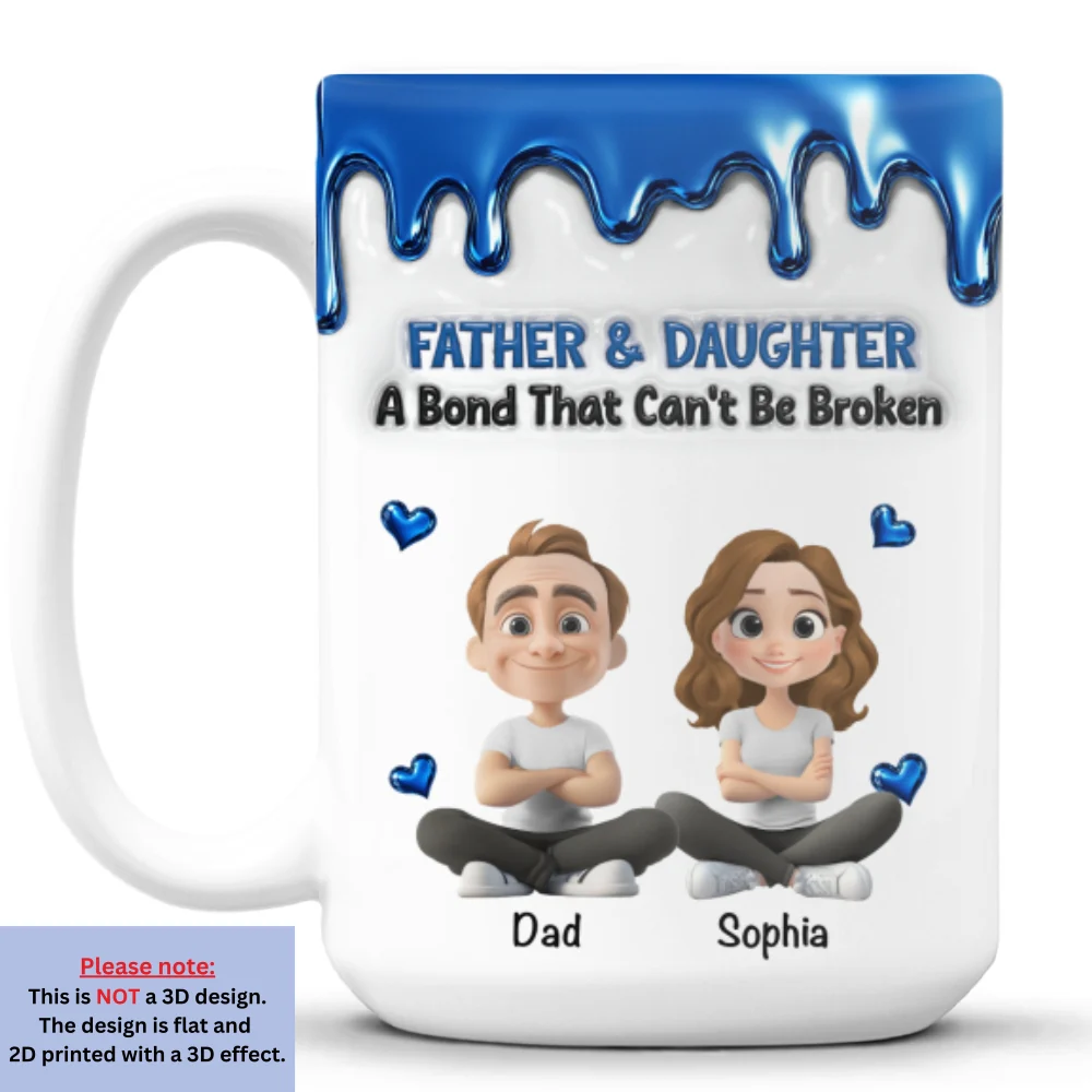 Unbreakable Bond - Personalized Custom 3D Inflated Effect Mug - Image 8
