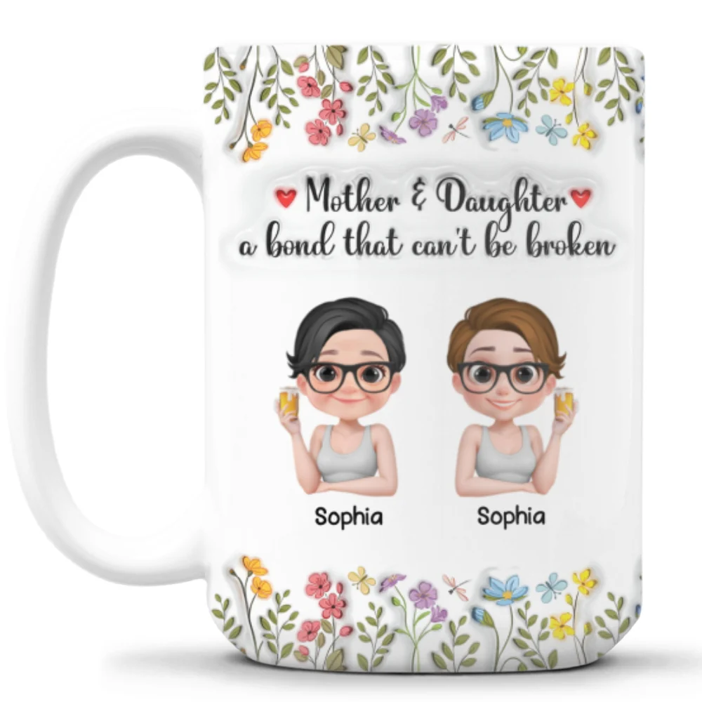 Unbreakable Bond - Personalized Custom 3D Inflated Effect Mug - Image 11
