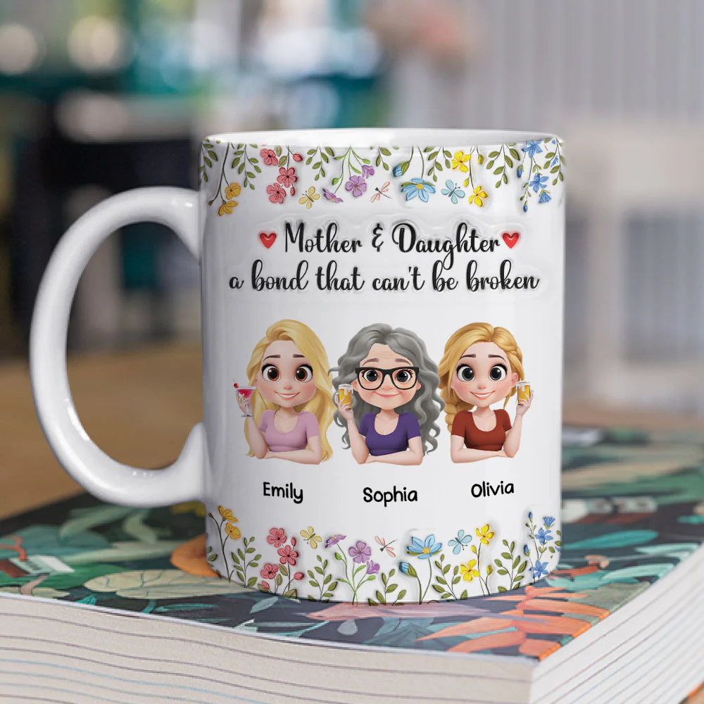 Unbreakable Bond - Personalized Custom 3D Inflated Effect Mug - Image 2