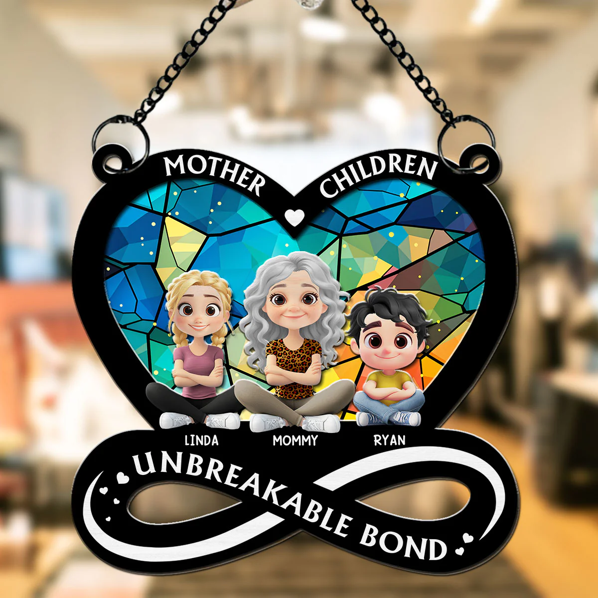 Unbreakable Bond - Personalized Custom Suncatcher - Image 3