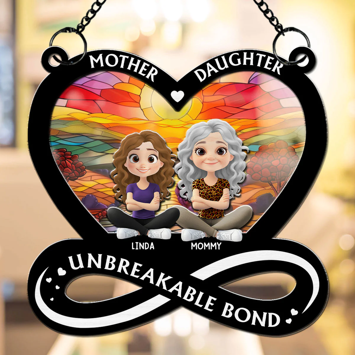 Unbreakable Bond - Personalized Custom Suncatcher - Image 4