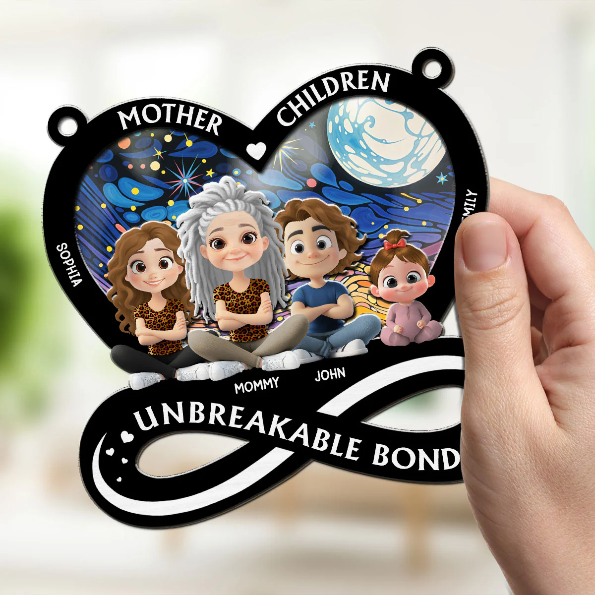 Unbreakable Bond - Personalized Custom Suncatcher - Image 5