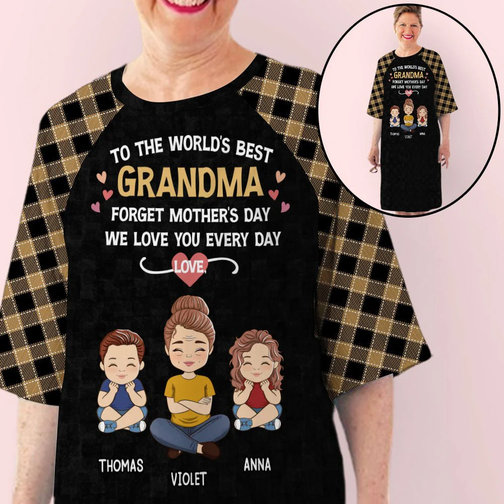 Unconditional Love - Personalized Custom 3/4 Sleeve Dress - Image 2