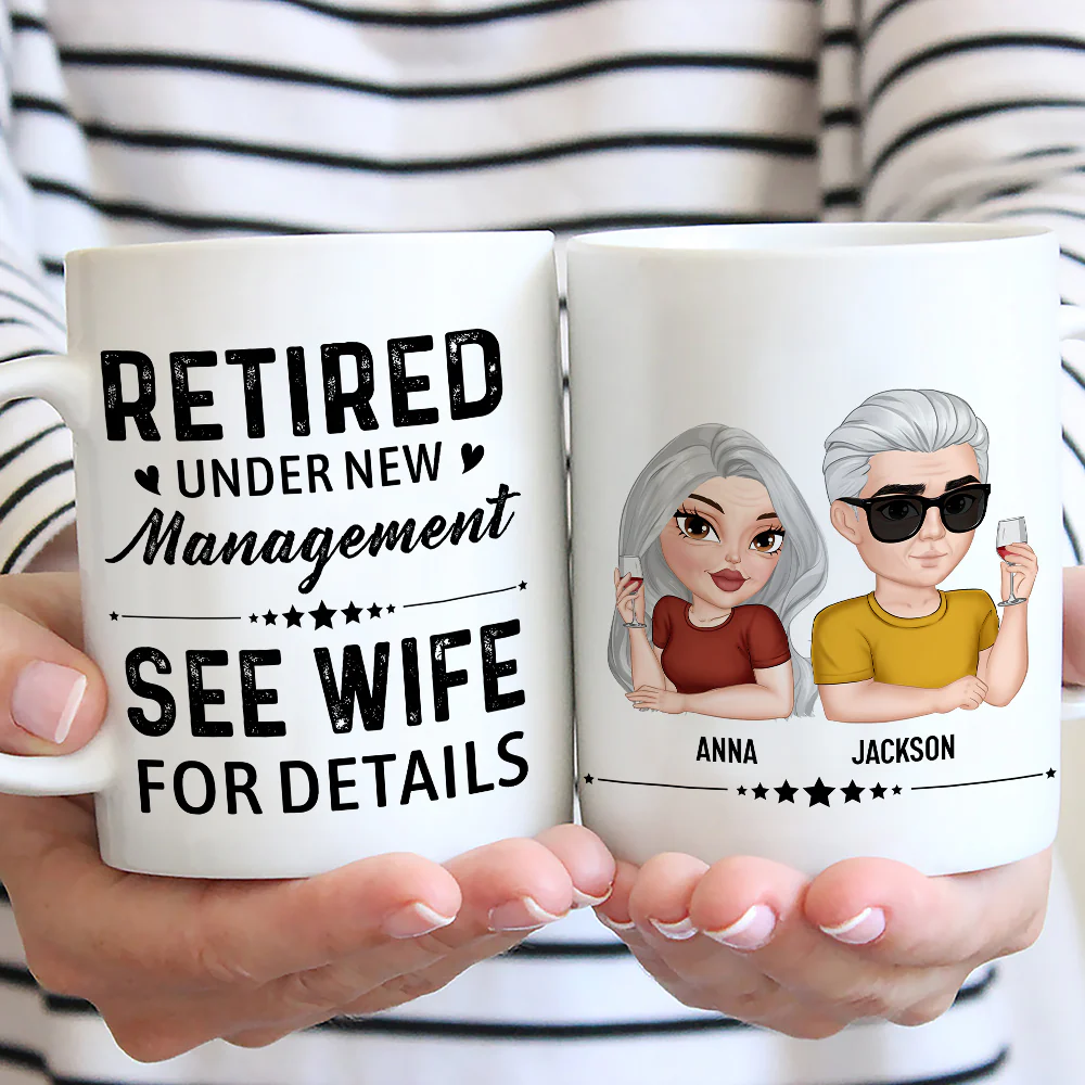 Under New Management - Personalized Custom Coffee Mug - Image 2