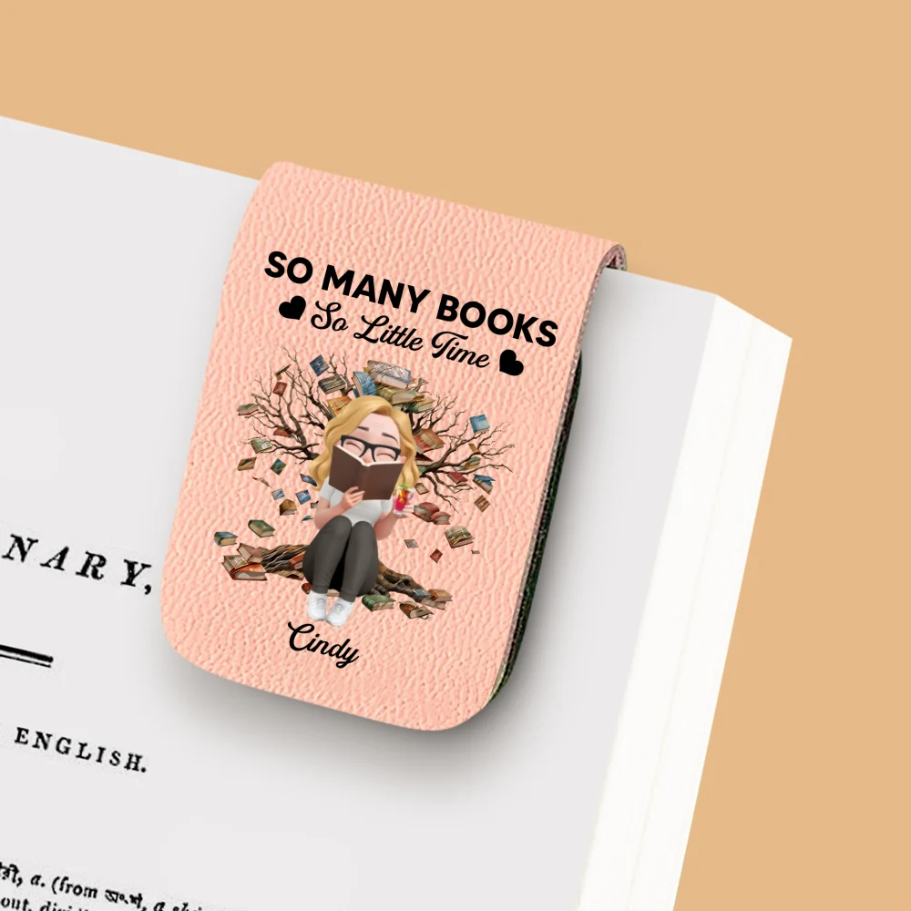 Under The Book Tree - Personalized Custom Leather Bookmark - Image 10