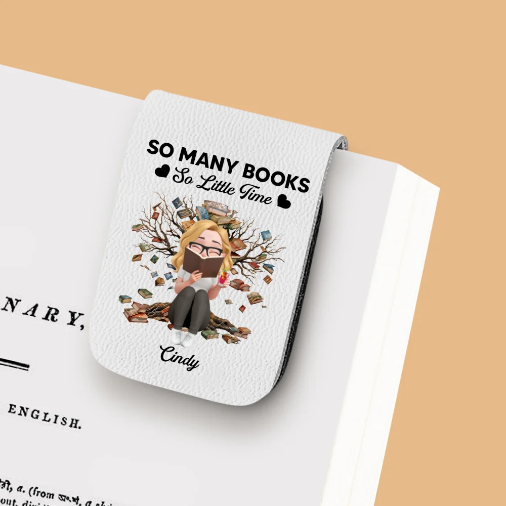 Under The Book Tree - Personalized Custom Leather Bookmark - Image 11