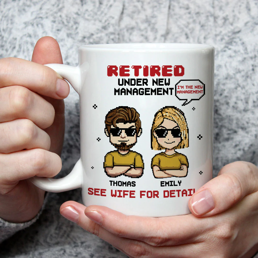 Under Wife Management - Personalized Custom Coffee Mug - Image 3