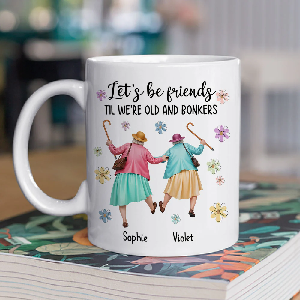 Until We Are Old And Bonkers - Personalized Custom Coffee Mug - Image 2