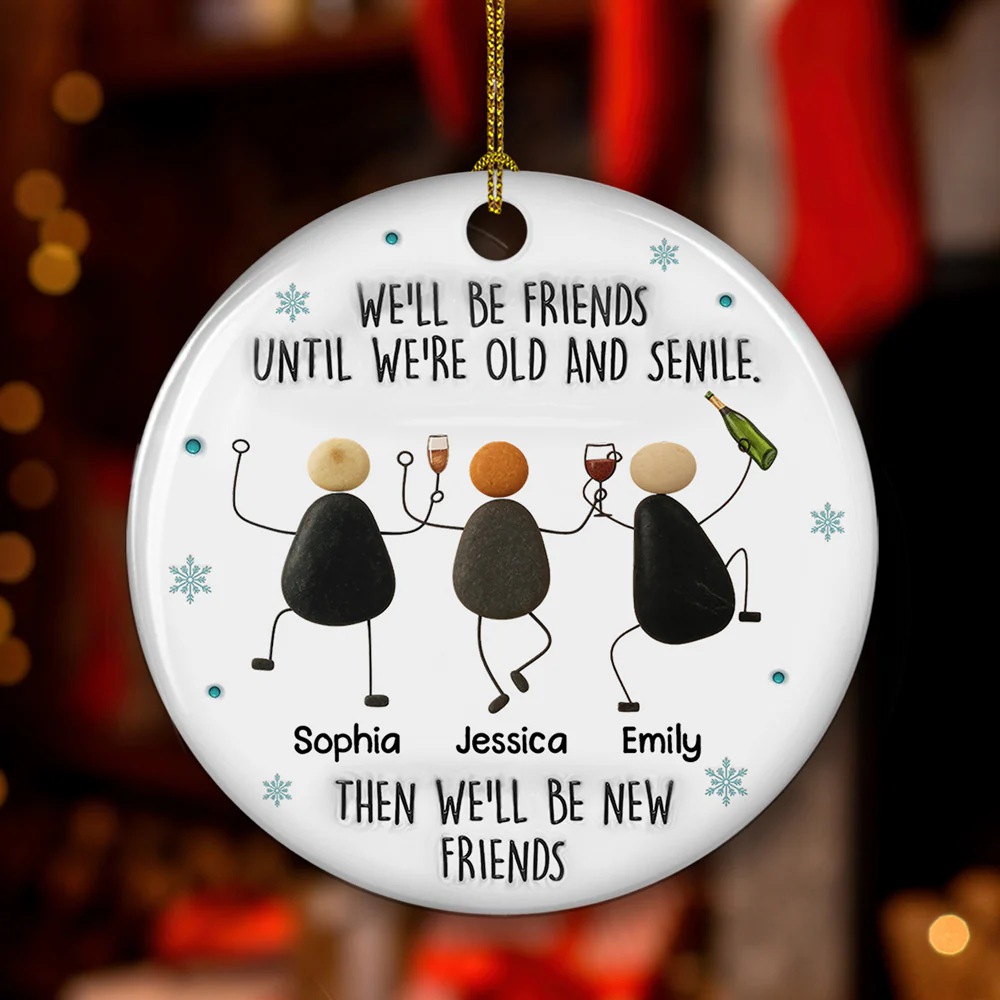 Until We Are Old - Personalized Custom 3D Inflated Effect Ceramic Ornament - Image 3