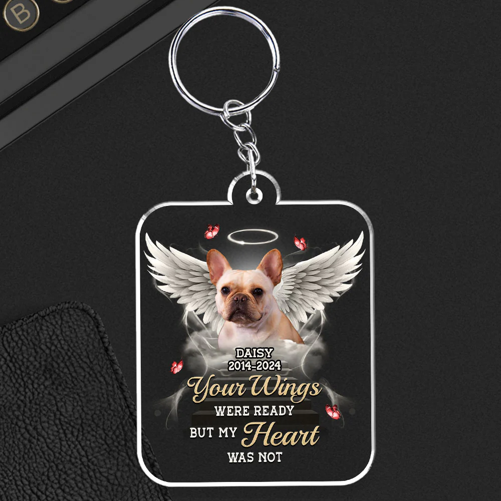 Until We Meet Again - Personalized Custom Acrylic Keychain - Image 2