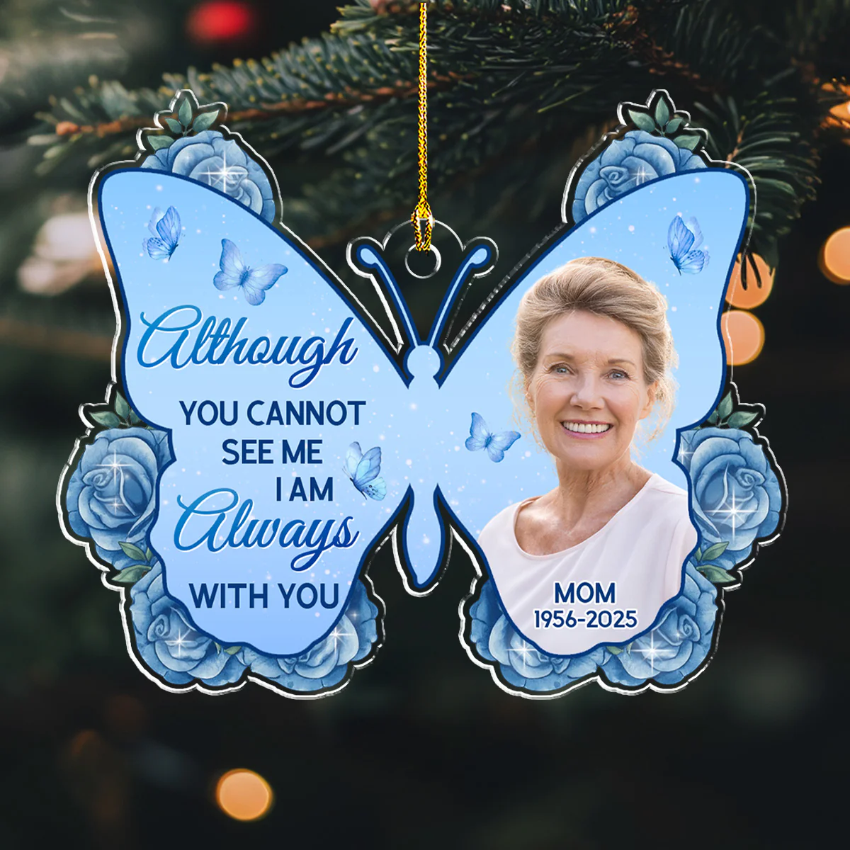 Until We Meet Again - Personalized Custom Acrylic Ornament