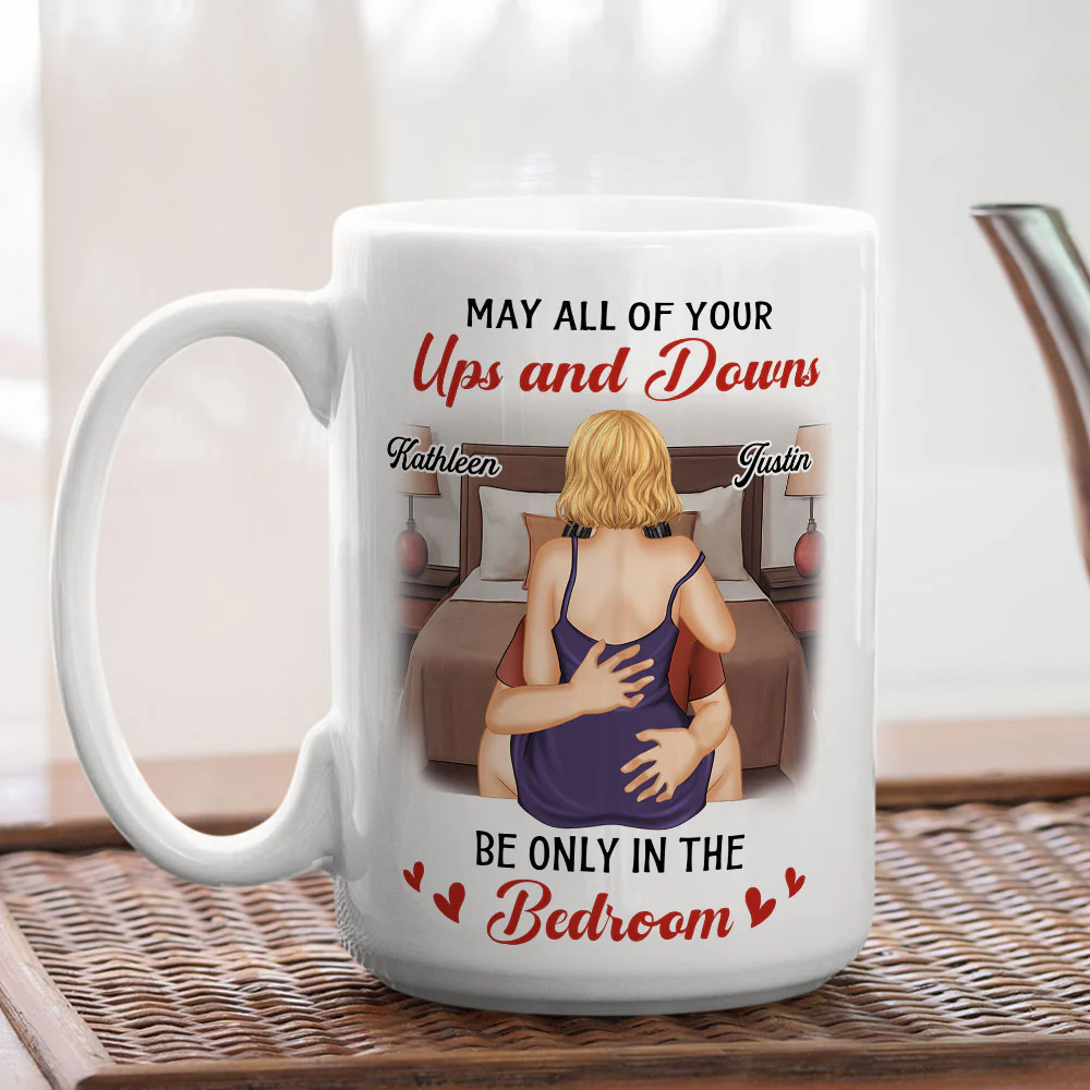 Ups And Downs - Personalized Custom Coffee Mug - Image 5