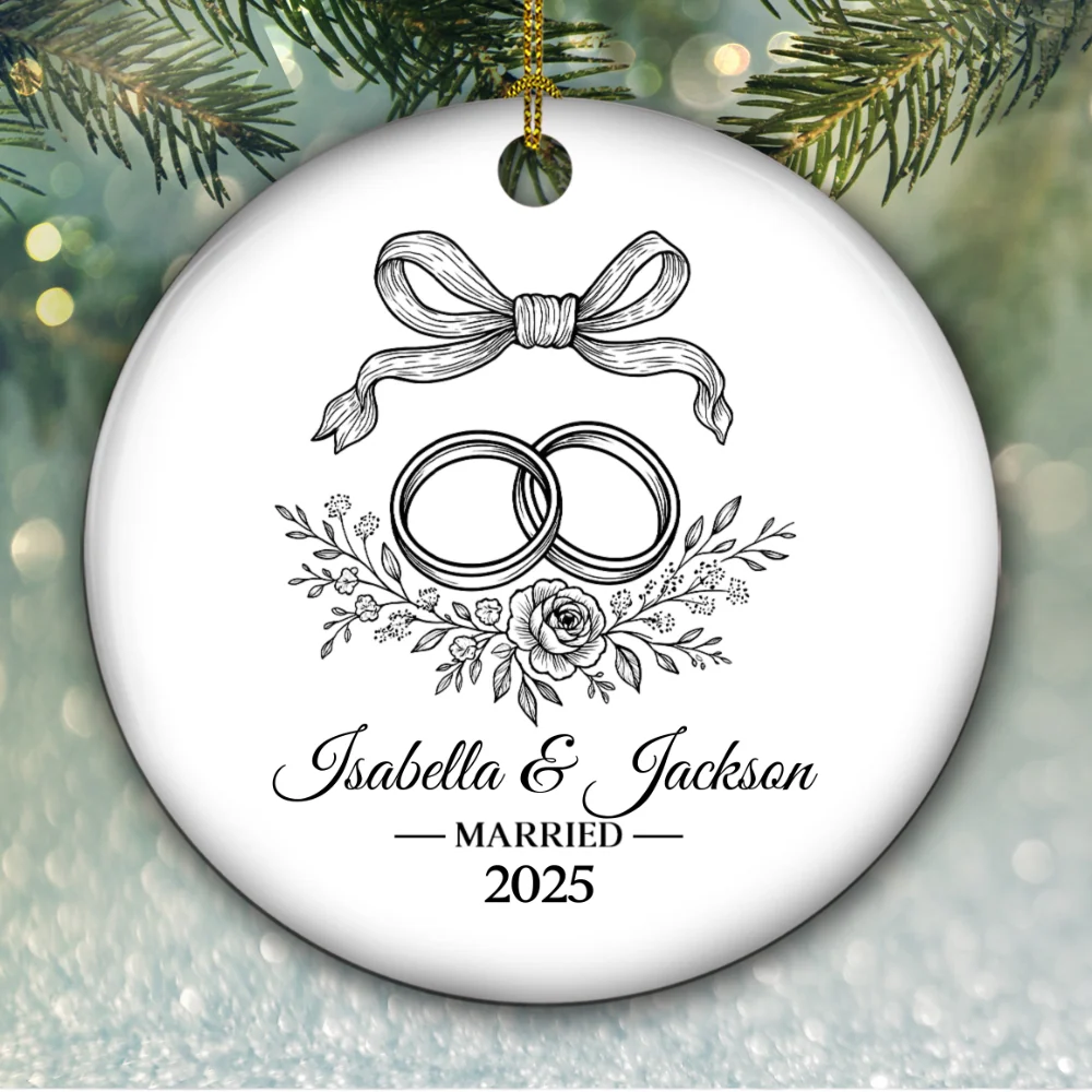 Us Being Us - Personalized Custom Ceramic Ornament - Image 6