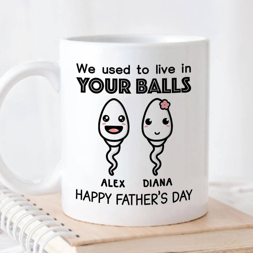 Used To Live In - Personalized Custom Mug - Image 2