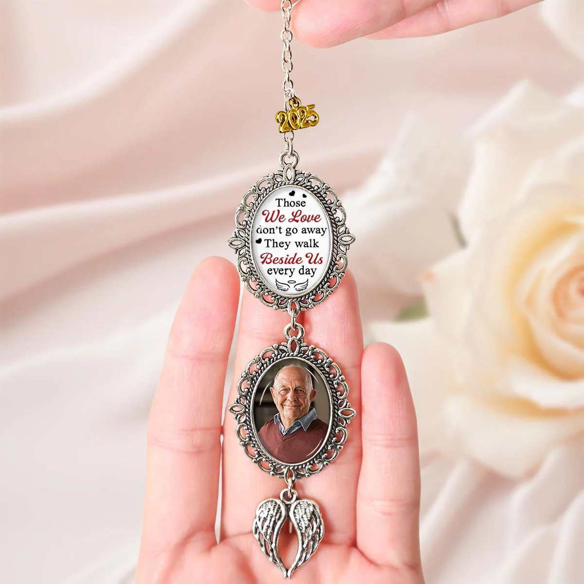 Walk Beside You Every Day - Personalized Custom Graduation Tassel - Image 3