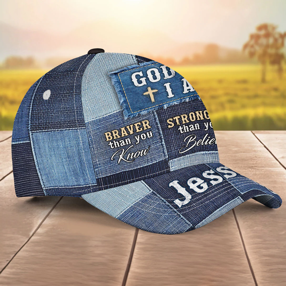 Walk In Faith - Personalized Custom Classic Cap - Image 5