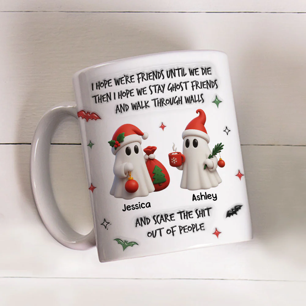 Walking Through Walls With You - Personalized Custom 3D Inflated Effect Mug - Image 2