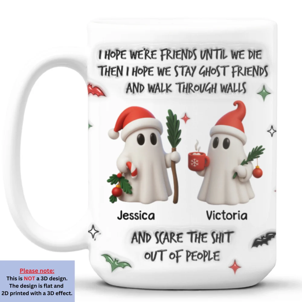 Walking Through Walls With You - Personalized Custom 3D Inflated Effect Mug - Image 7