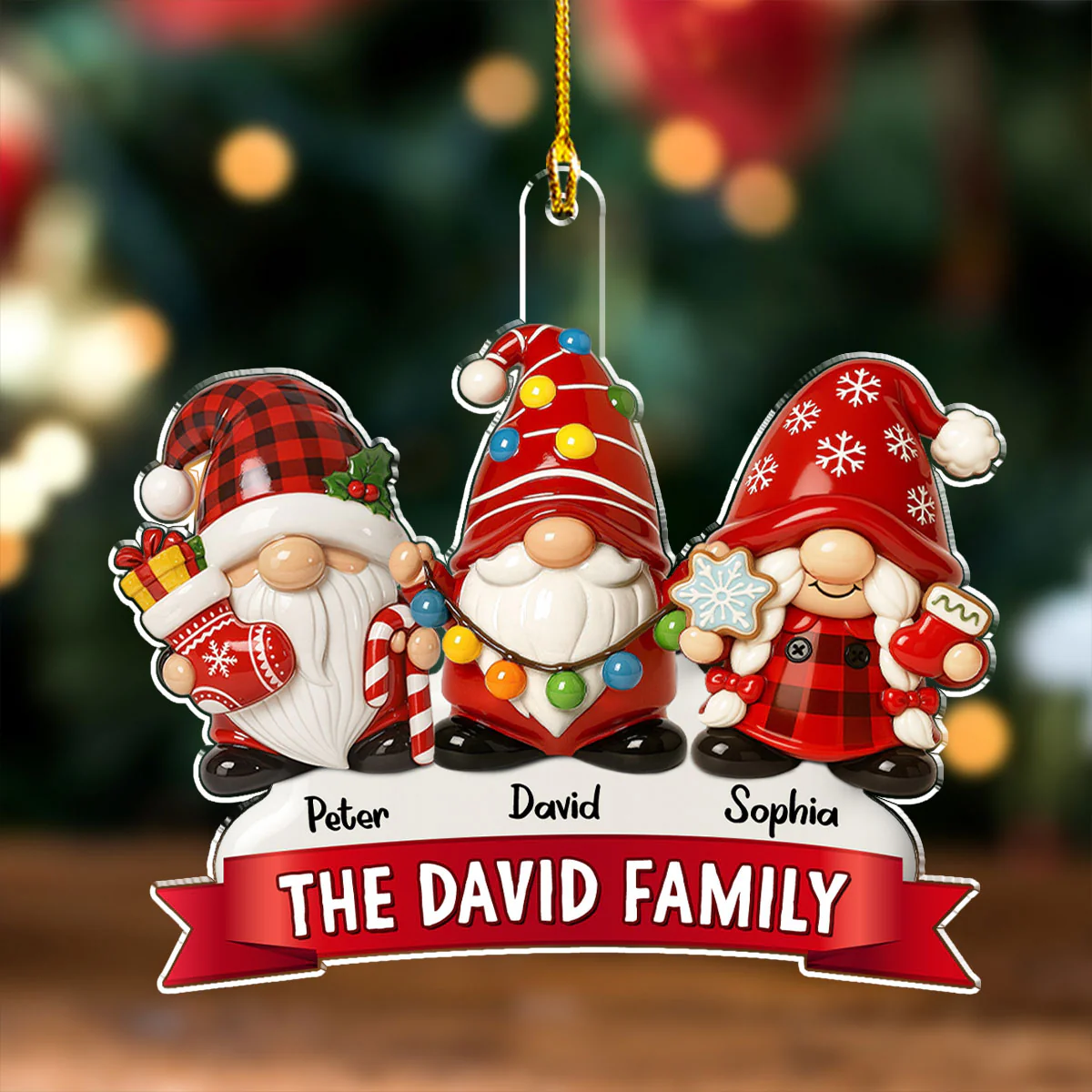 Warm Moments - Personalized Custom Acrylic Ornament - Image 4