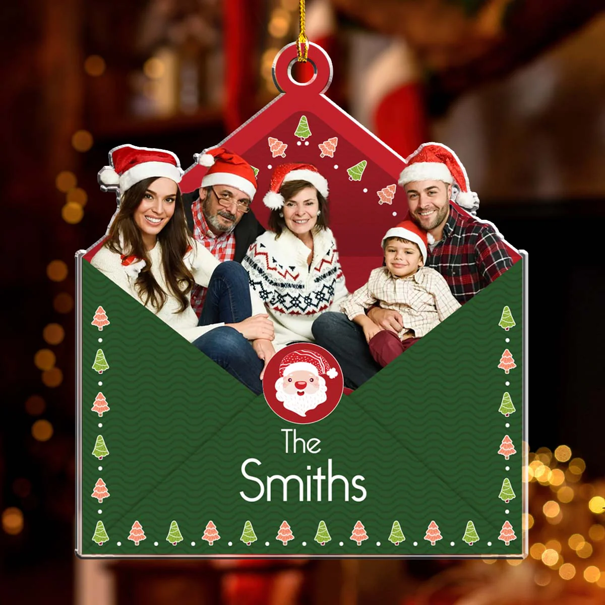 Warm Wishes - Personalized Custom Acrylic Ornament - Image 3