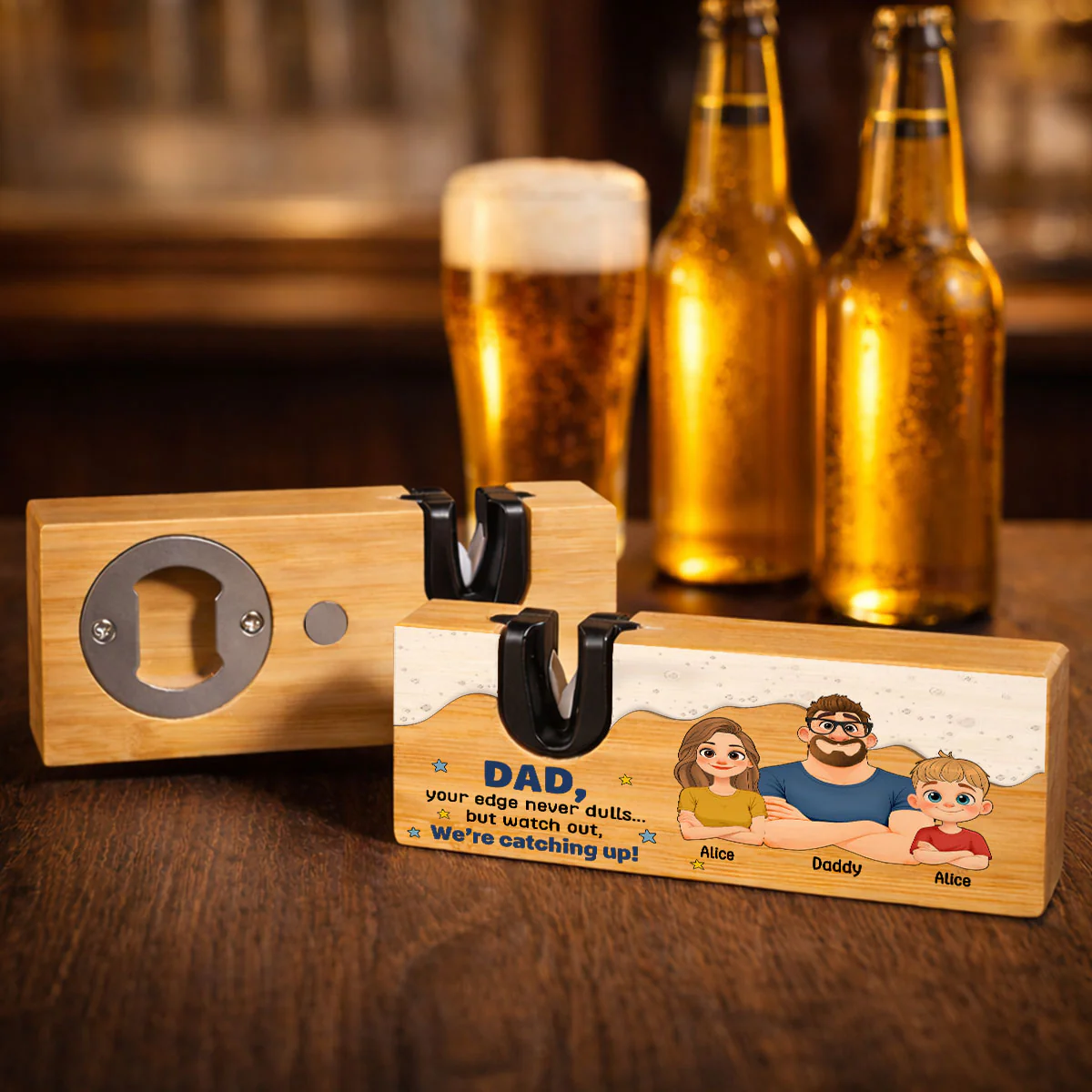 Watch Out Im Catching Up - Personalized Custom Opener Sharpener Stowel - Image 2